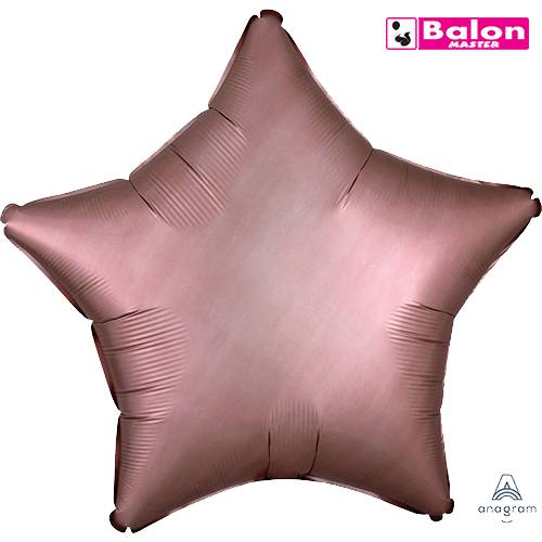 Star satin luxe rose gold 19in