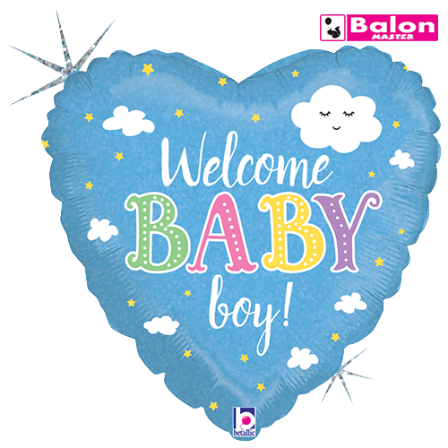 Welcome baby boy 18in