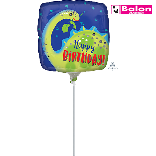 Balon štapić stegosaurus happy birthday