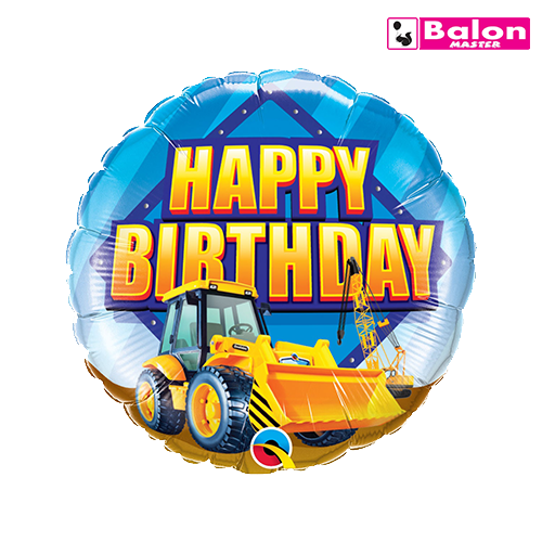 Birthday construction zone 18in
