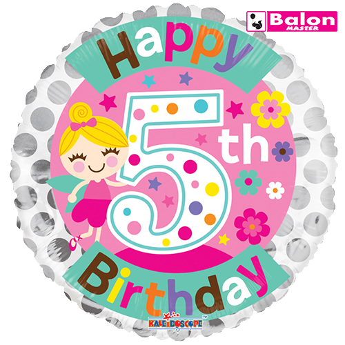5th birthday girl 18in