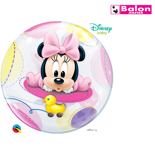 Baby Minnie Mouse bubble 22in