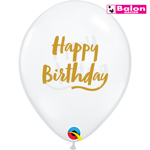 Gumeni birthday brush script 11in