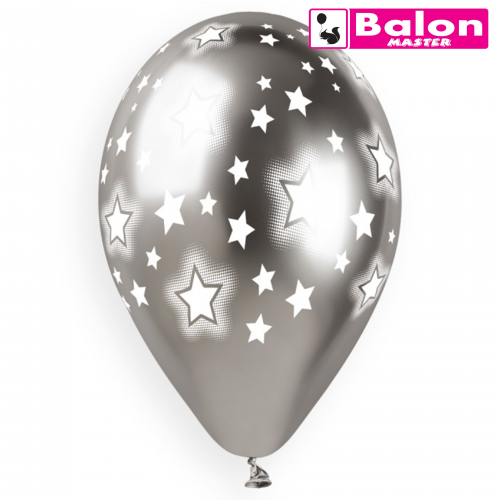 Gumeni cosmic stars silver 11in