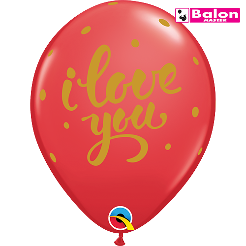 Gumeni i love you bold script 11in