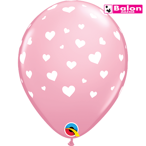 Gumeni random hearts a round 11in