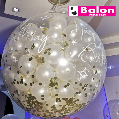 Balon eksplozija providna 50