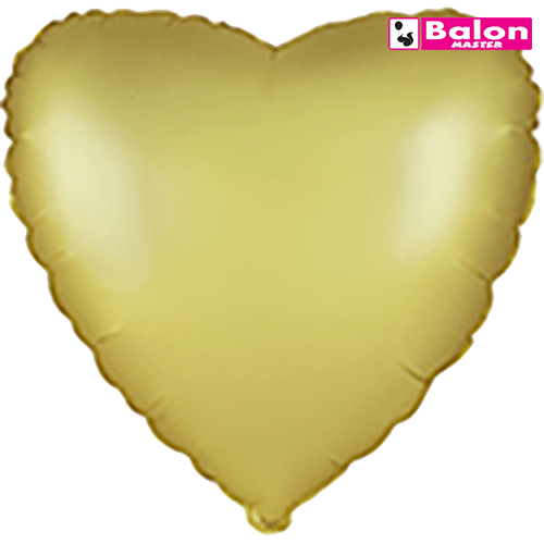 Heart pastel gold 18in