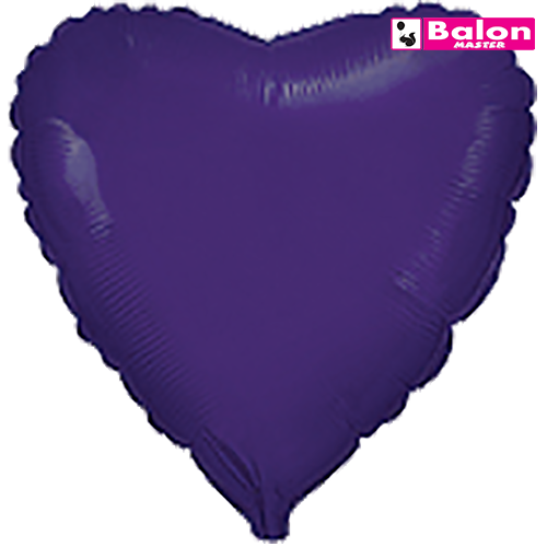 Heart violet 18in