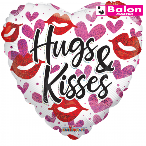 Hugs and kisses 18in