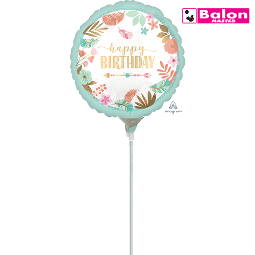 Balon štapić boho birthday girl