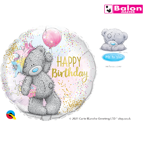 Me to you tatty teddy birthday balloons 18in