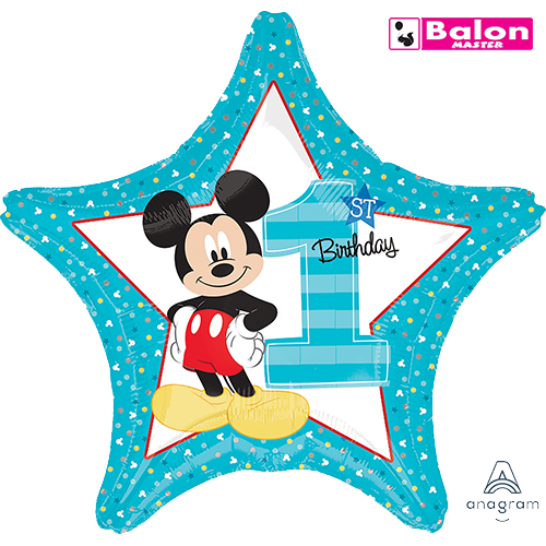 Mickey 1st birthday 18in