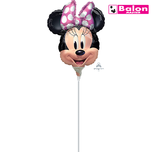 Balon štapić glava Minnie Mouse forever