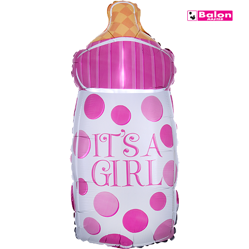Oblik its a girl baby bottle
