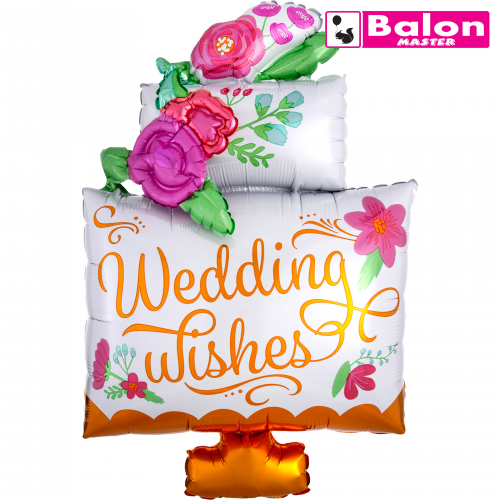 Oblik wedding wishes cake