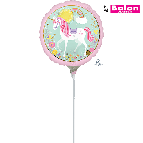 Balon štapić Magical unicorn krug