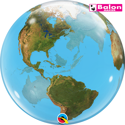 Planet earth bubble 22in